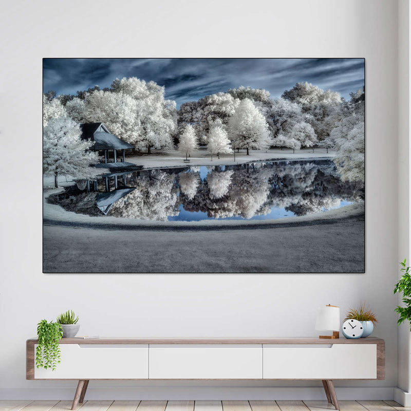 Winter Nightscape Wall Art