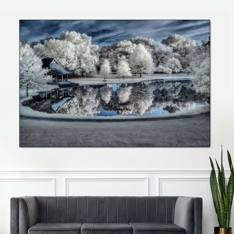 Winter Nightscape Wall Art