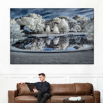 Winter Nightscape Wall Art