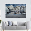 Winter Nightscape Wall Art