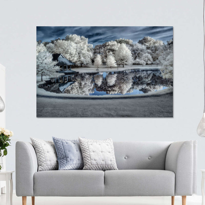 Winter Nightscape Wall Art