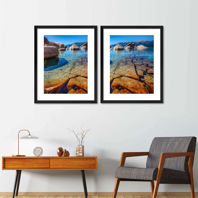 Lake Tahoe Stones Wall Art