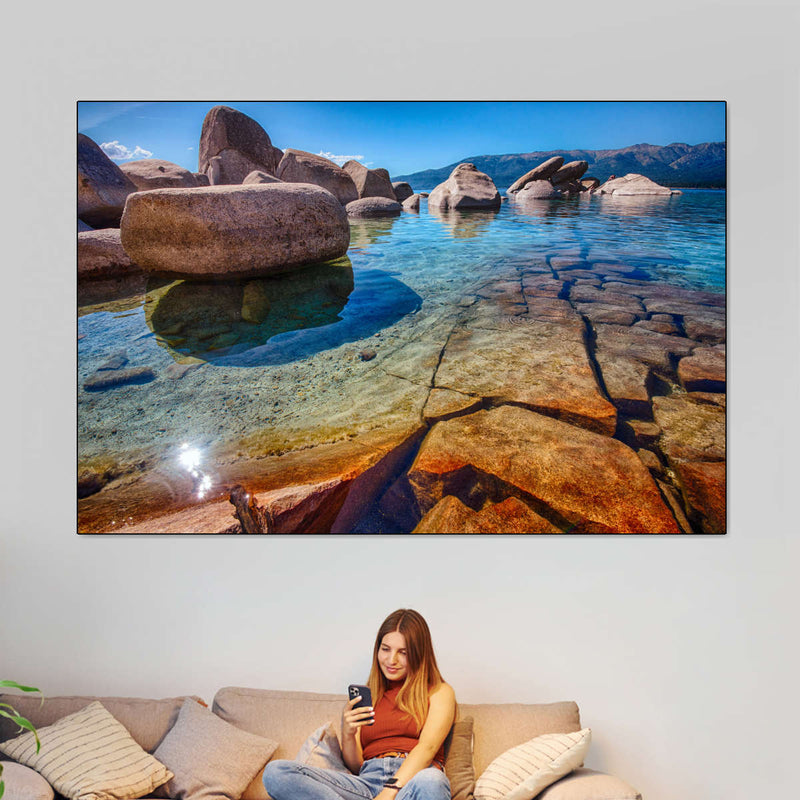 Lake Tahoe Stones Wall Art