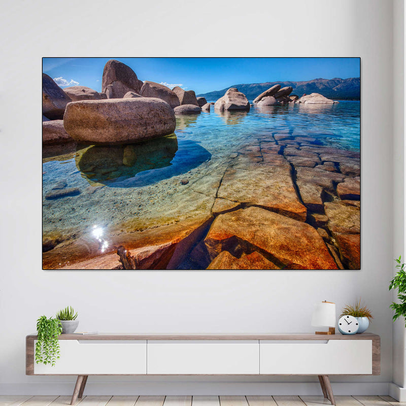 Lake Tahoe Stones Wall Art