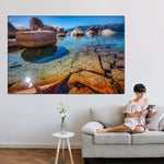 Lake Tahoe Stones Wall Art