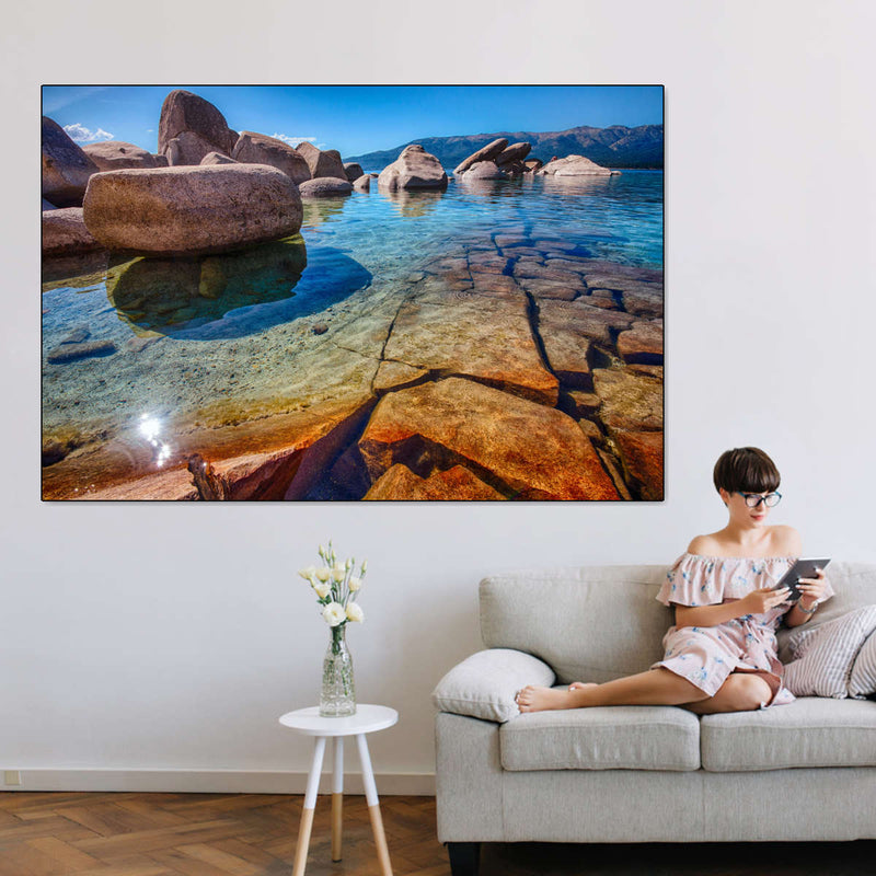 Lake Tahoe Stones Wall Art