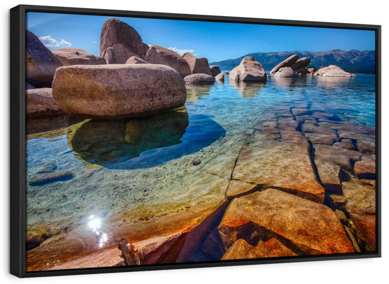Lake Tahoe Stones Wall Art