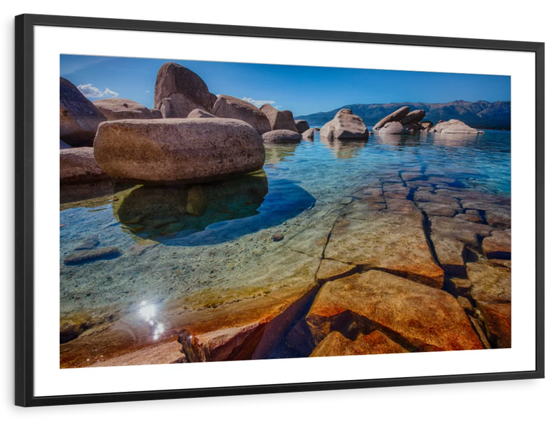 Lake Tahoe Stones Wall Art