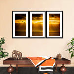 Golden Ocean Sky Wall Art