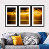 Golden Ocean Sky Wall Art