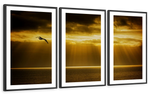 Golden Ocean Sky Wall Art