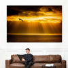 Golden Ocean Sky Wall Art