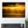 Golden Ocean Sky Wall Art