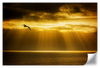 Golden Ocean Sky Wall Art