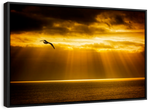 Golden Ocean Sky Wall Art