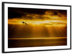 Golden Ocean Sky Wall Art