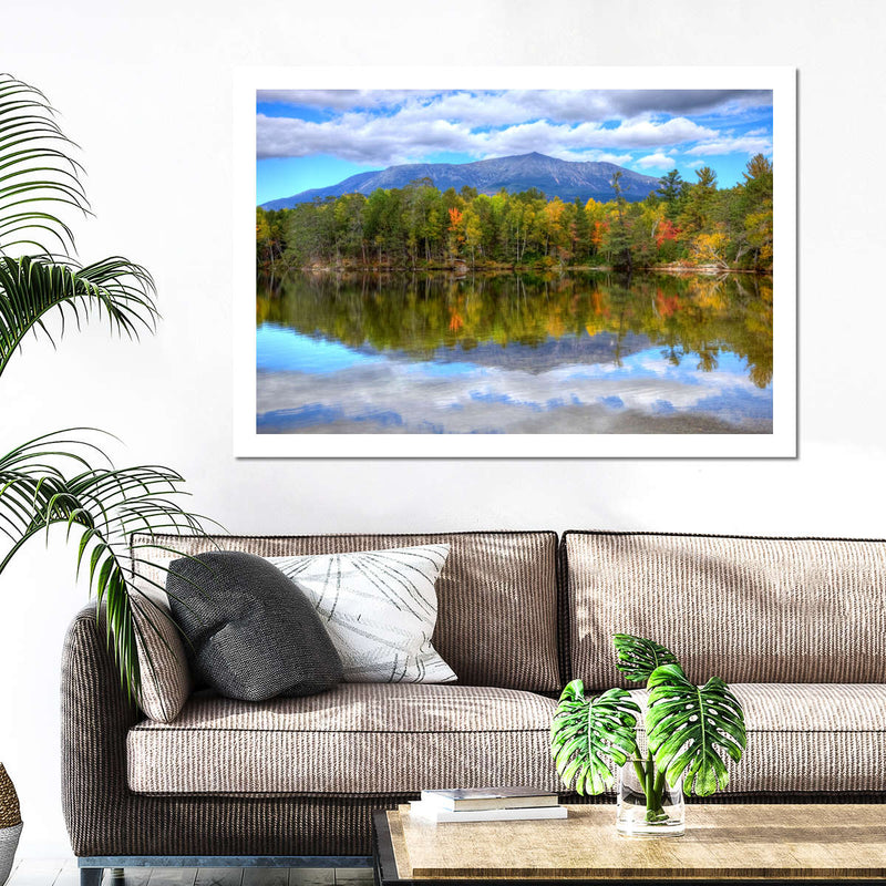 Mount Katahdin Lake Landscape Wall Art