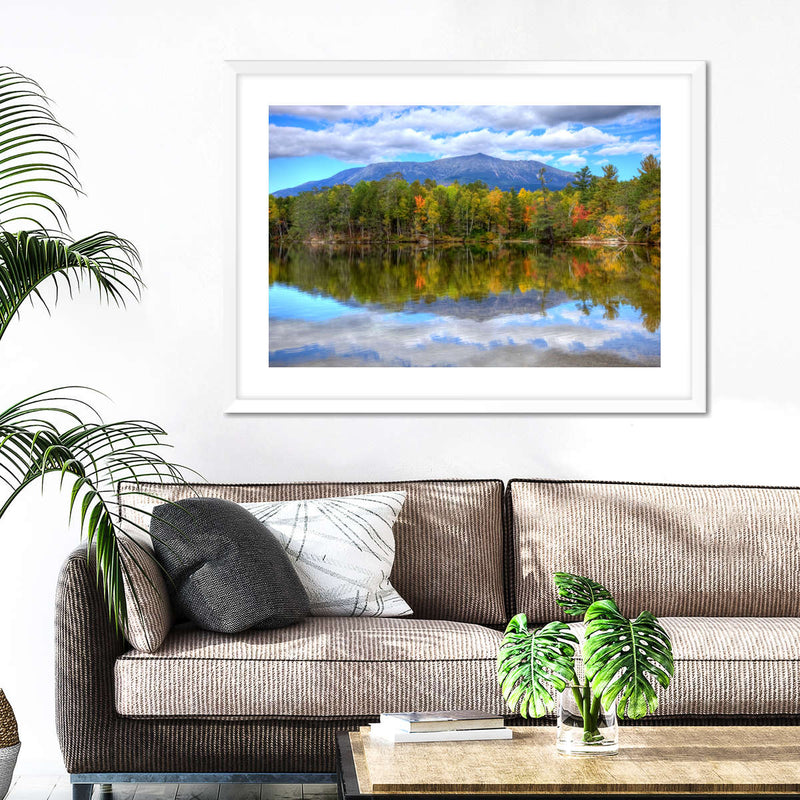 Mount Katahdin Lake Landscape Wall Art