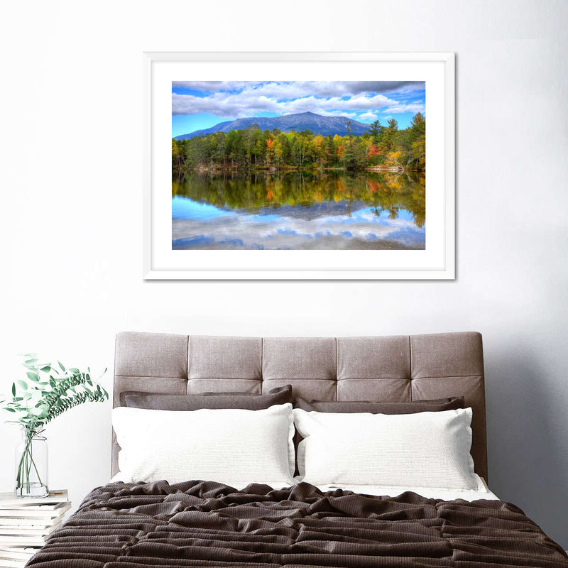 Mount Katahdin Lake Landscape Wall Art