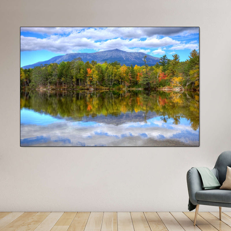 Mount Katahdin Lake Landscape Wall Art