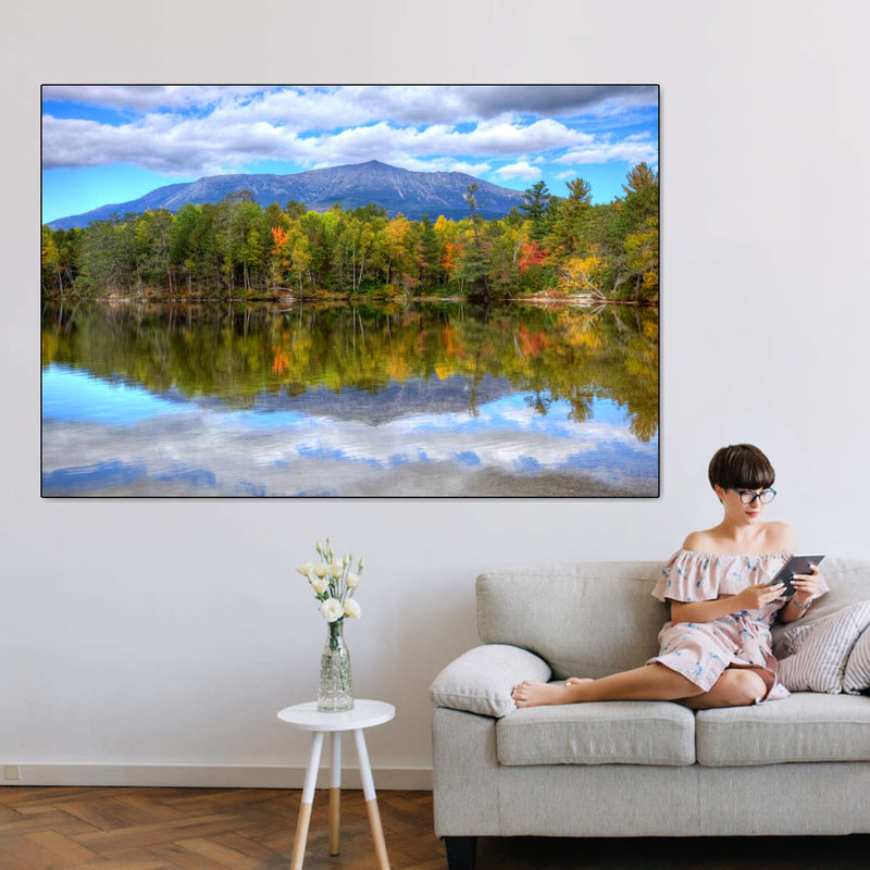 Mount Katahdin Lake Landscape Wall Art