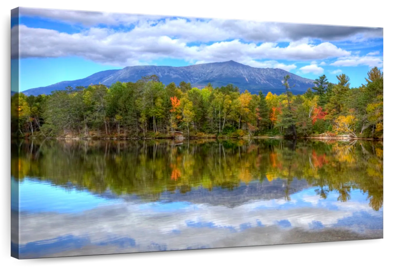 Mount Katahdin Lake Landscape Wall Art