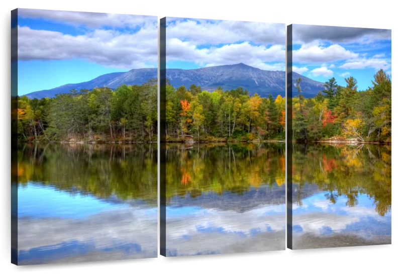 Mount Katahdin Lake Landscape Wall Art