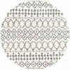 Navassa White/Gray Trellis Plush Rug