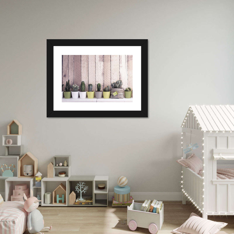 Succulent Plant Pots Wall Art