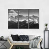 Monochrome Rocky Mountains Wall Art
