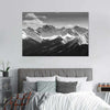 Monochrome Rocky Mountains Wall Art