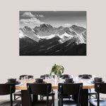 Monochrome Rocky Mountains Wall Art