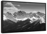 Monochrome Rocky Mountains Wall Art