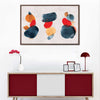 Watercolor Blotches Canvas Set Wall Art