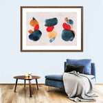 Watercolor Blotches Canvas Set Wall Art