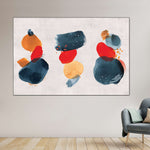 Watercolor Blotches Canvas Set Wall Art