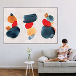Watercolor Blotches Canvas Set Wall Art
