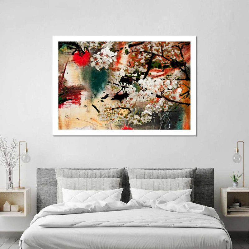 Japanese Flower Wall Art