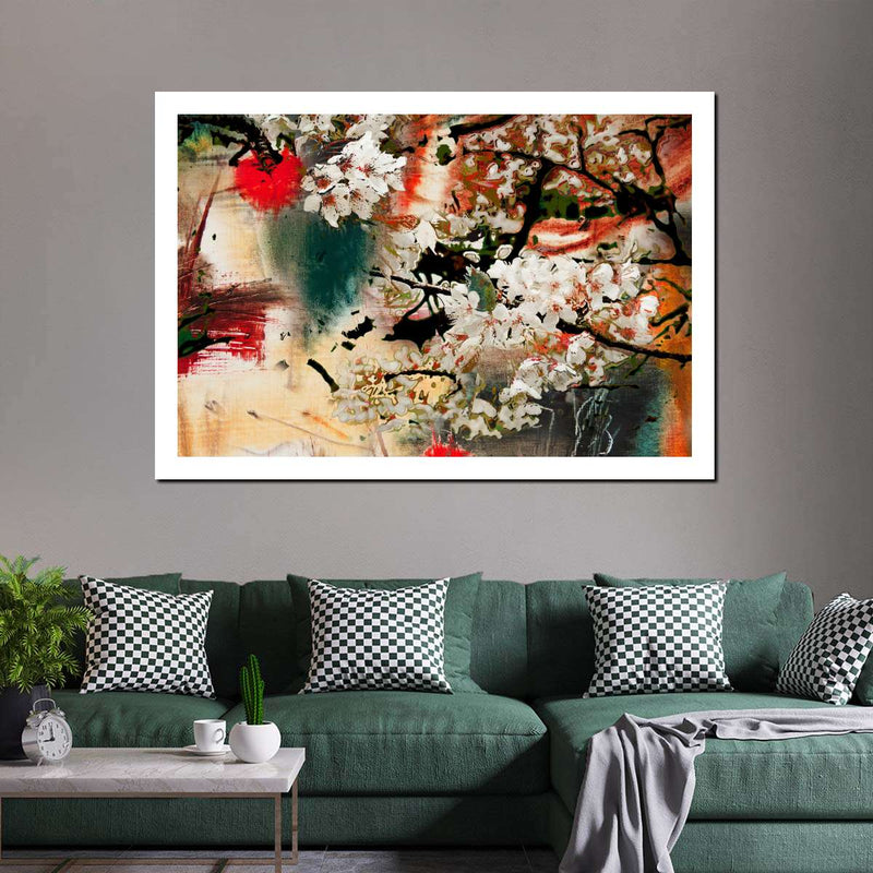 Japanese Flower Wall Art