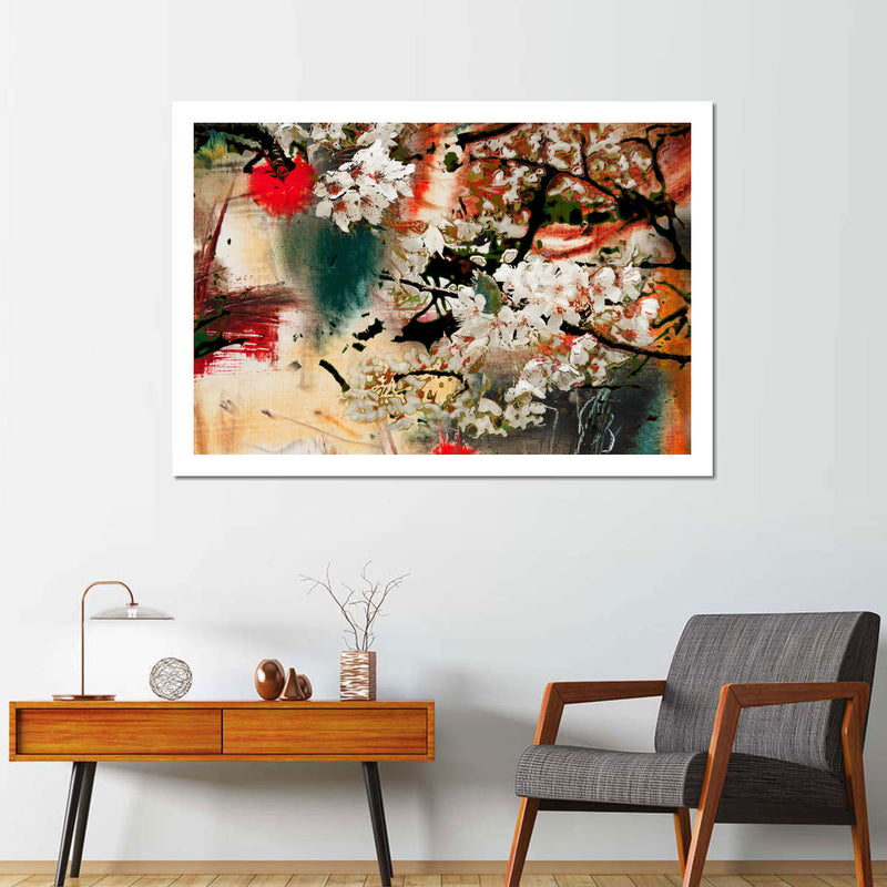 Japanese Flower Wall Art