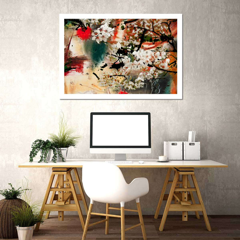 Japanese Flower Wall Art
