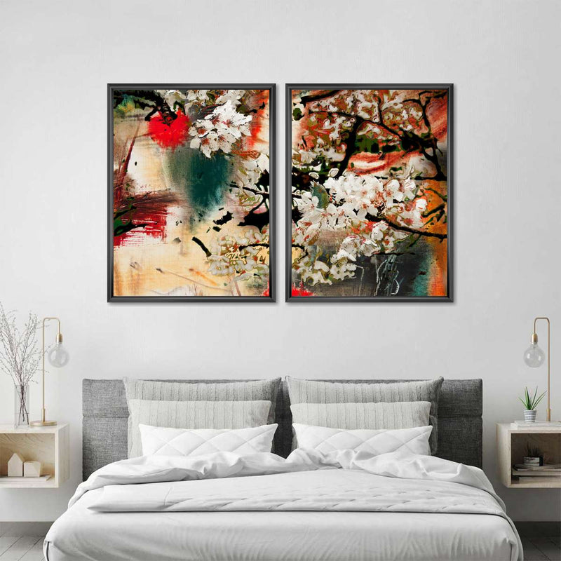 Japanese Flower Wall Art