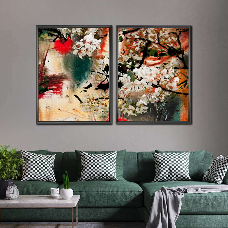 Japanese Flower Wall Art