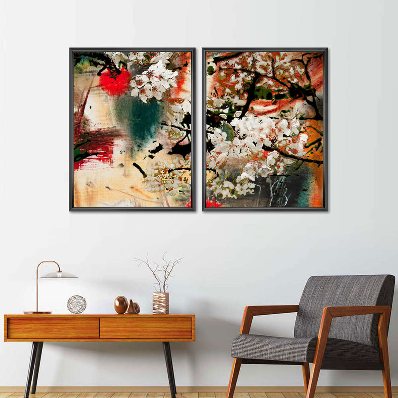 Japanese Flower Wall Art