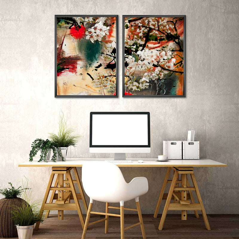 Japanese Flower Wall Art