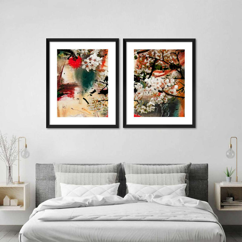 Japanese Flower Wall Art
