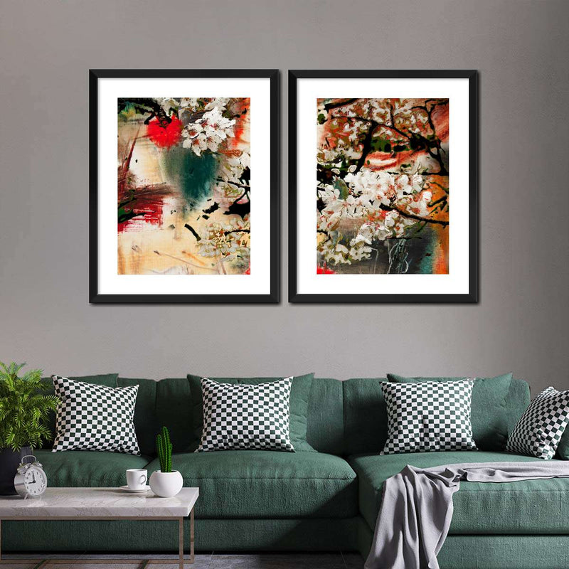 Japanese Flower Wall Art