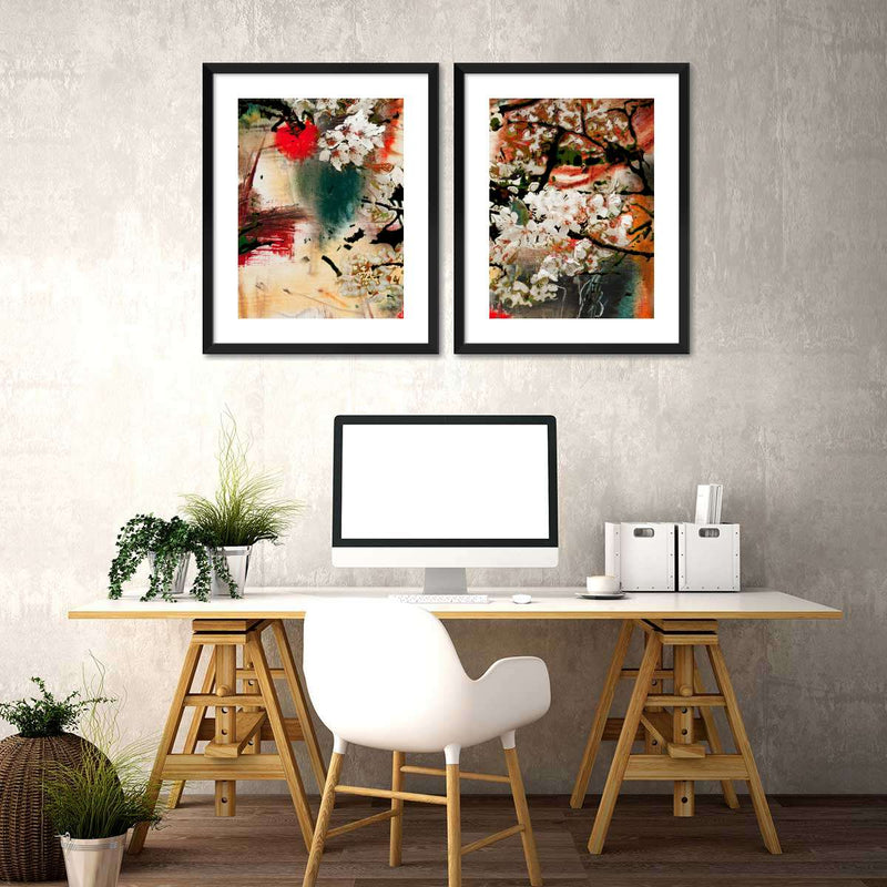 Japanese Flower Wall Art