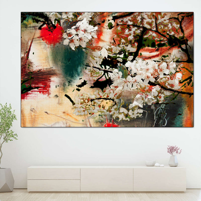 Japanese Flower Wall Art