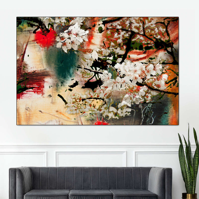 Japanese Flower Wall Art